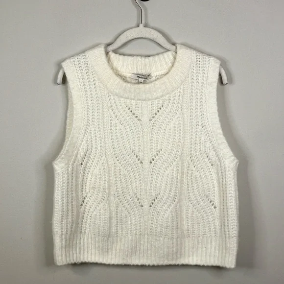 Madewell Pointelle Knowe sweater vest - Picture 2 of 8